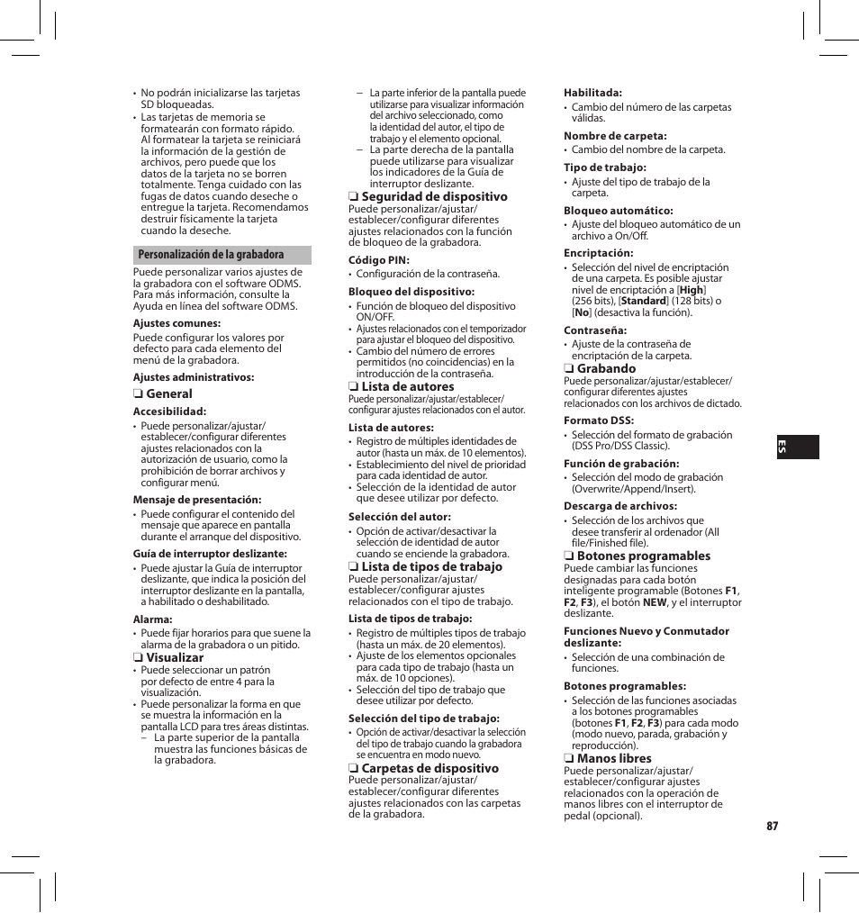 Olympus DS7000 User Manual | Page 87 / 184