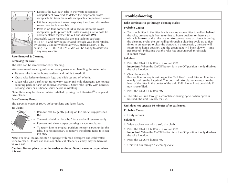 Troubleshooting | Applica LME9000MW User Manual | Page 8 / 11