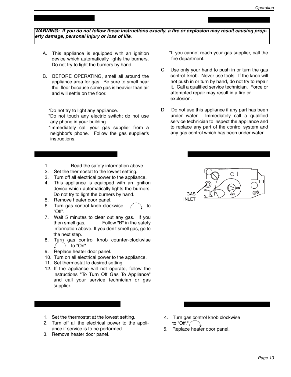 Applica 130A Heaters User Manual | Page 13 / 27