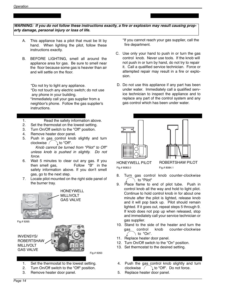 Applica 130A Heaters User Manual | Page 14 / 27