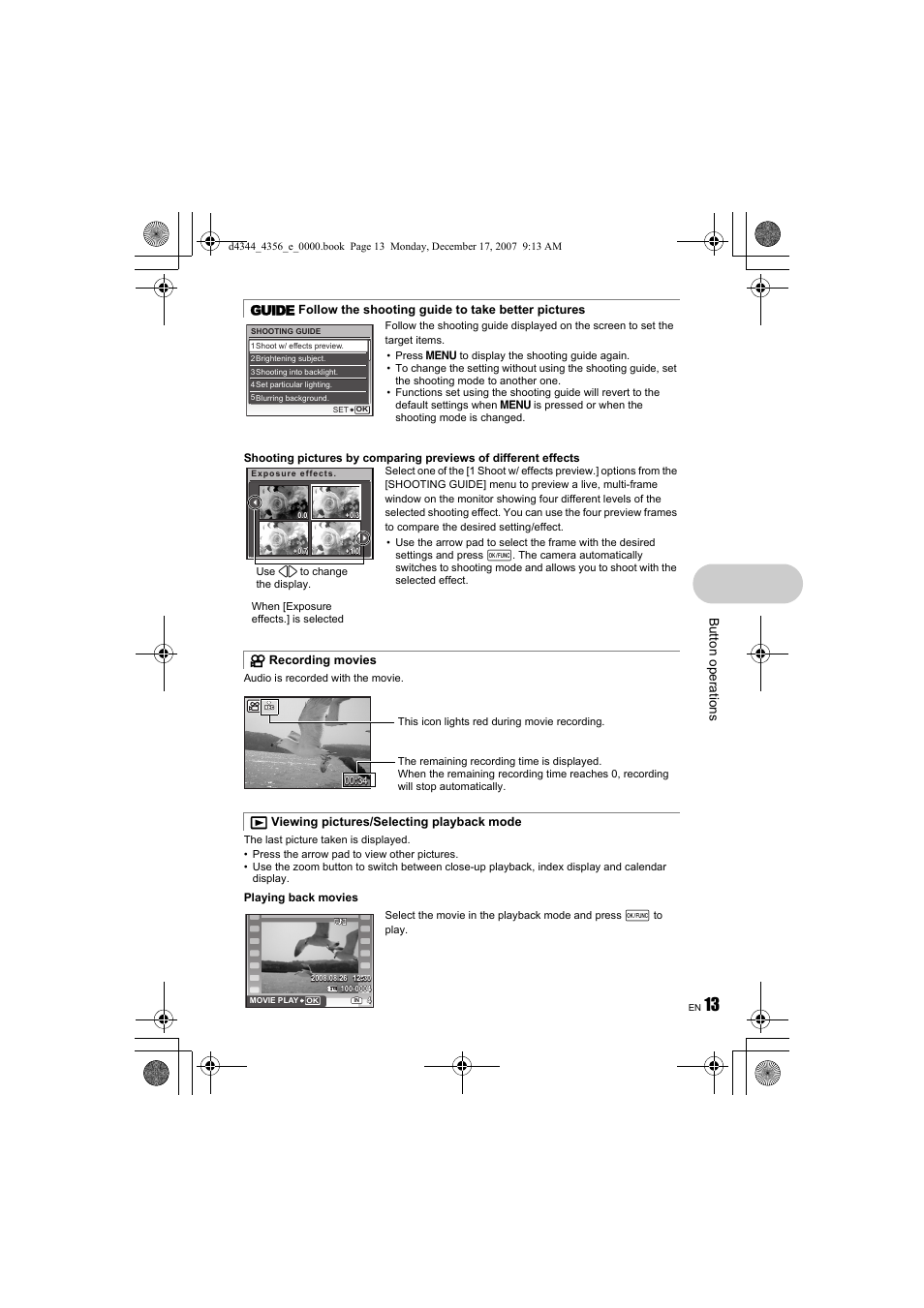 Olympus Stylus 1020 User Manual | Page 13 / 84