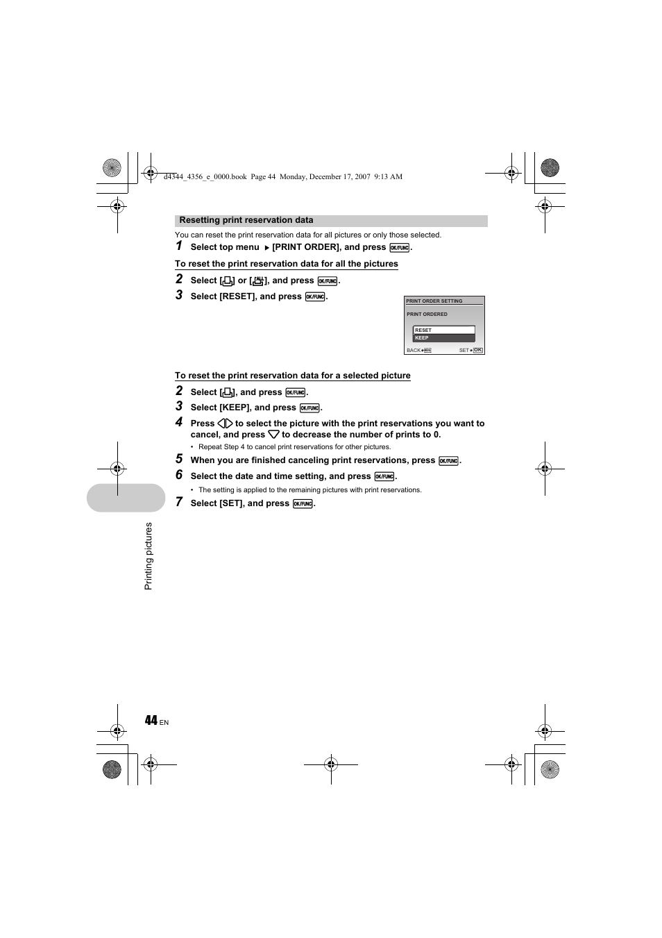 Olympus Stylus 1020 User Manual | Page 44 / 84