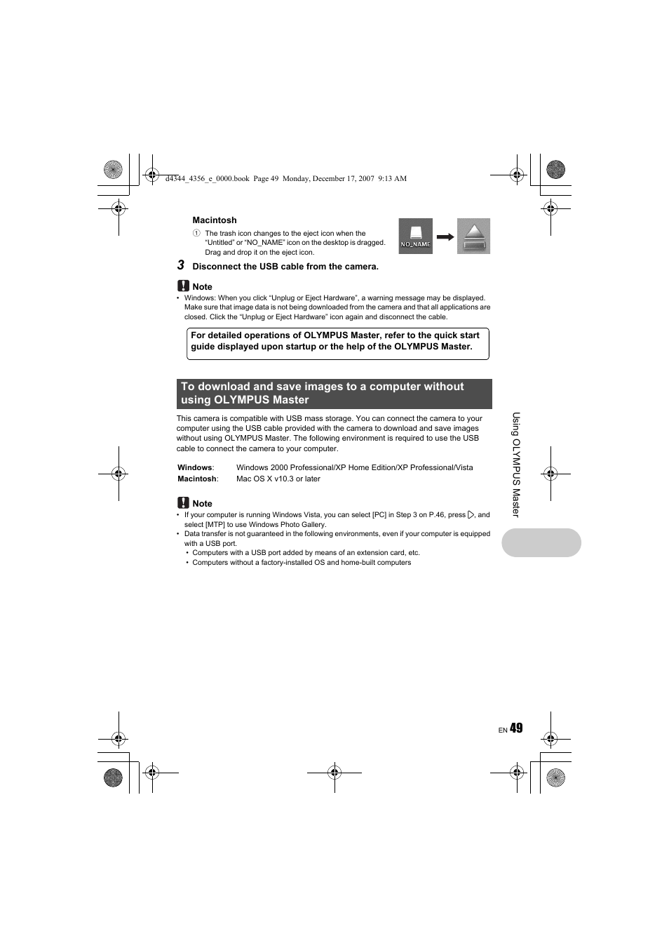 Olympus Stylus 1020 User Manual | Page 49 / 84