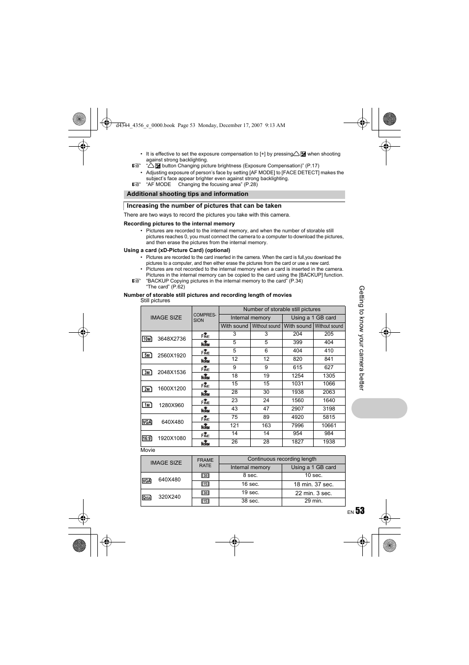 Olympus Stylus 1020 User Manual | Page 53 / 84