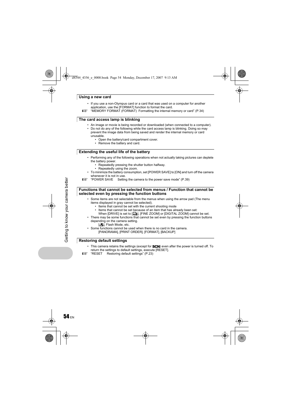 Olympus Stylus 1020 User Manual | Page 54 / 84