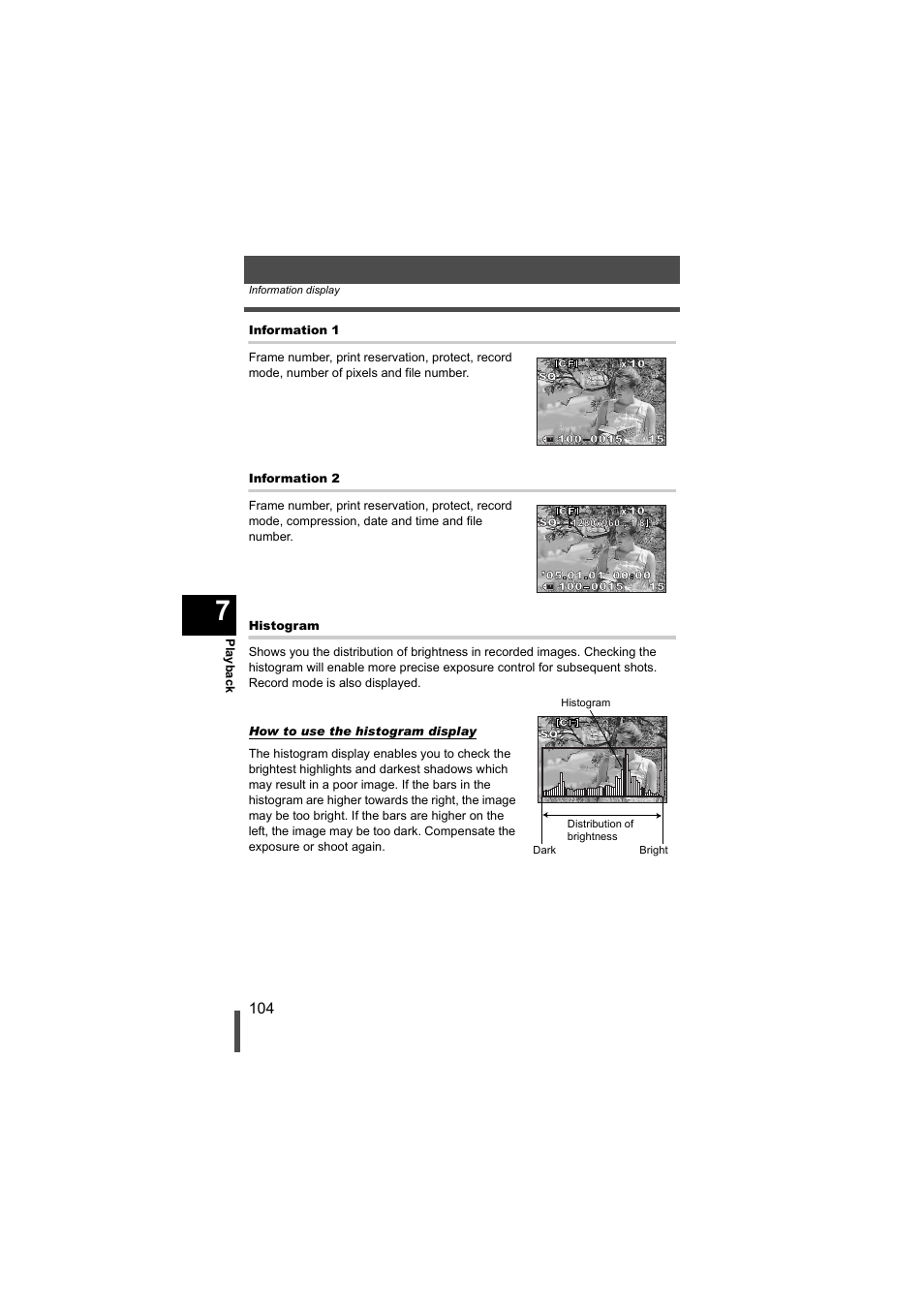 Olympus EVOLT E-500 User Manual | Page 104 / 216