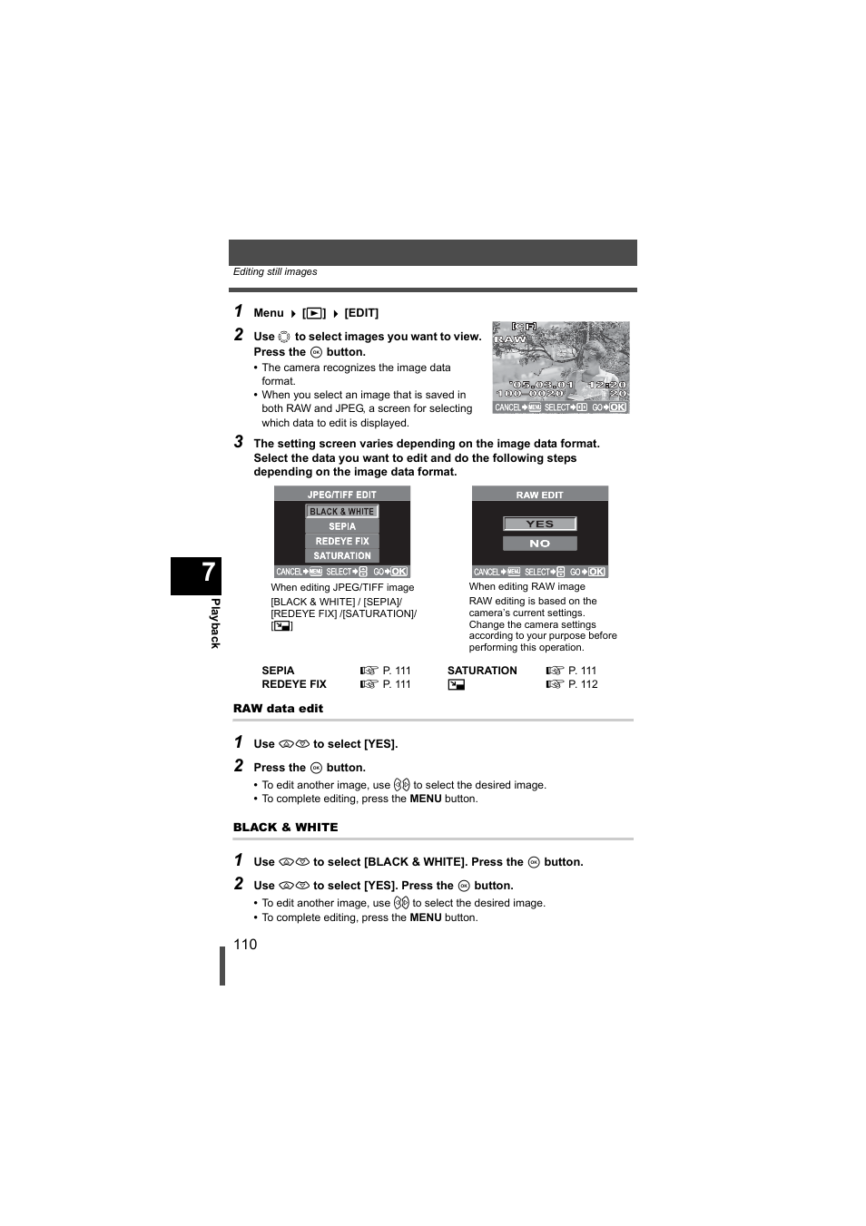 Olympus EVOLT E-500 User Manual | Page 110 / 216