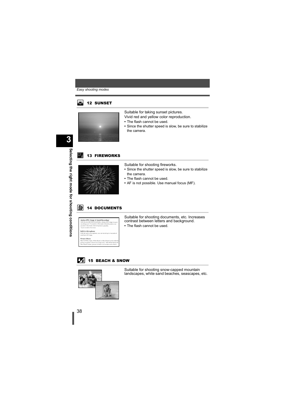 Olympus EVOLT E-500 User Manual | Page 38 / 216