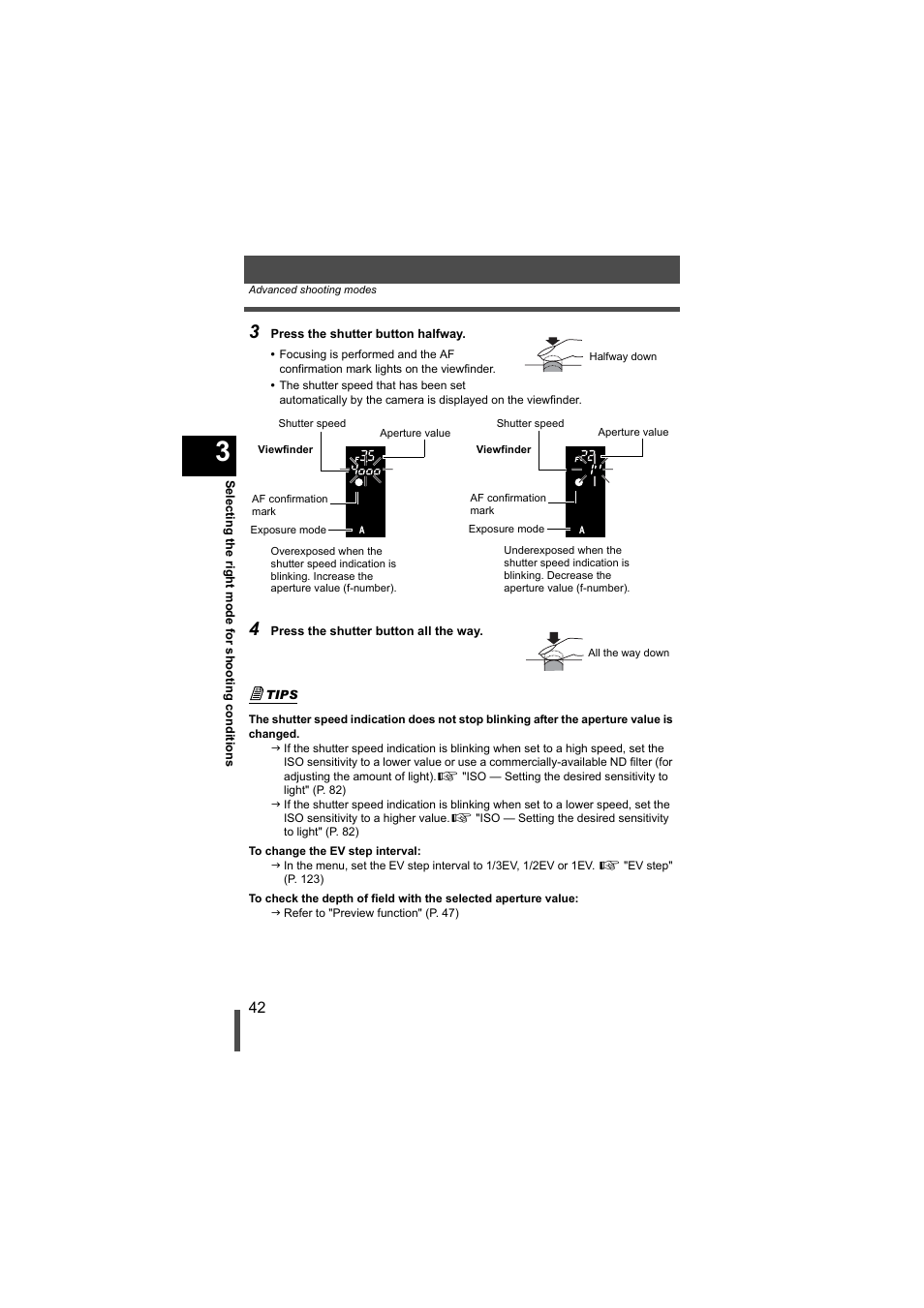 Olympus EVOLT E-500 User Manual | Page 42 / 216