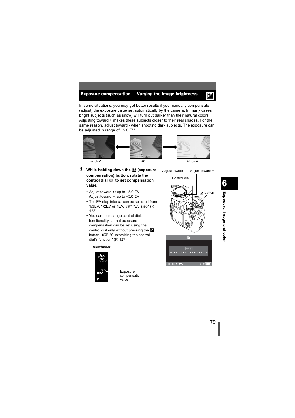 P. 79 | Olympus EVOLT E-500 User Manual | Page 79 / 216