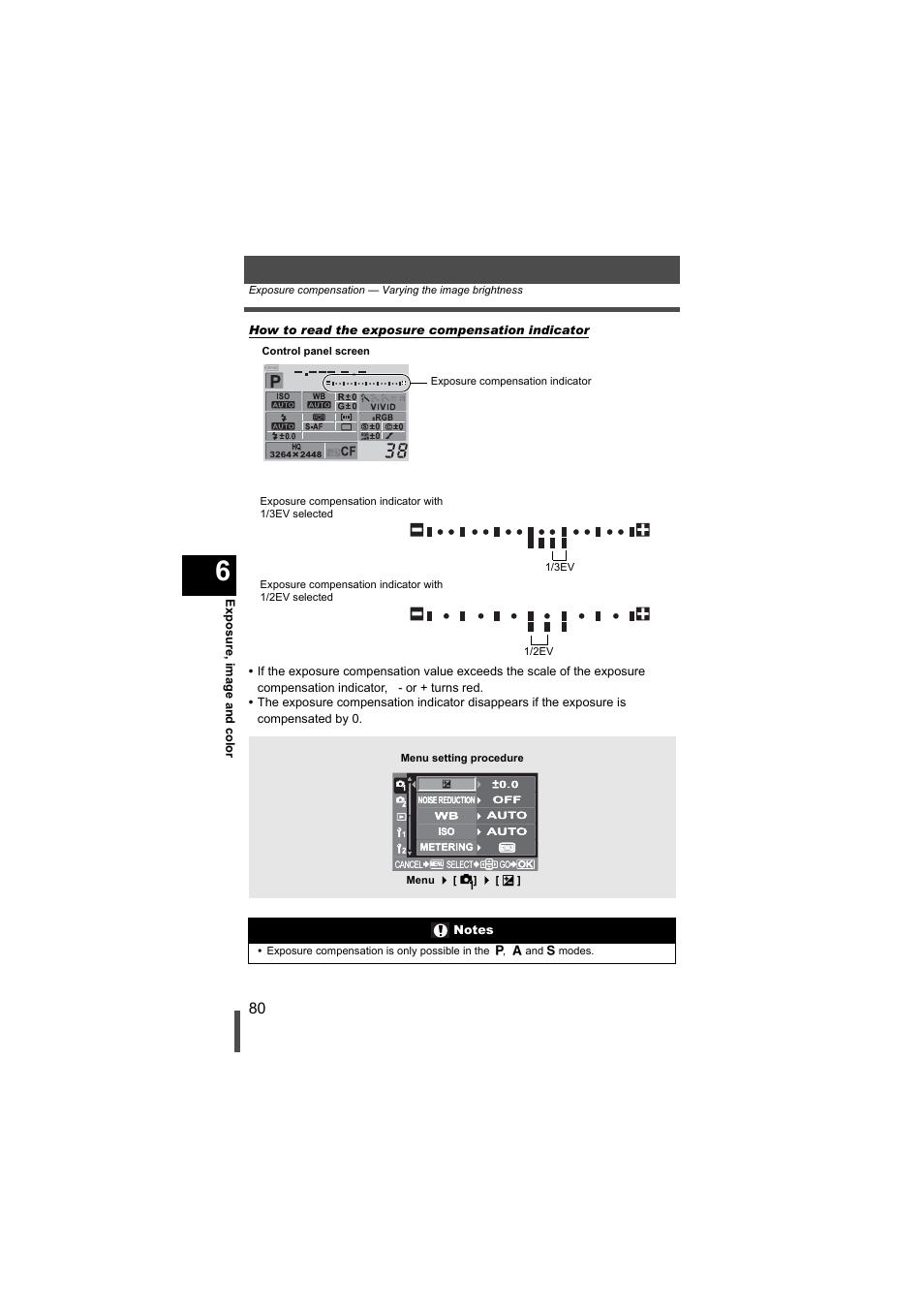 Olympus EVOLT E-500 User Manual | Page 80 / 216