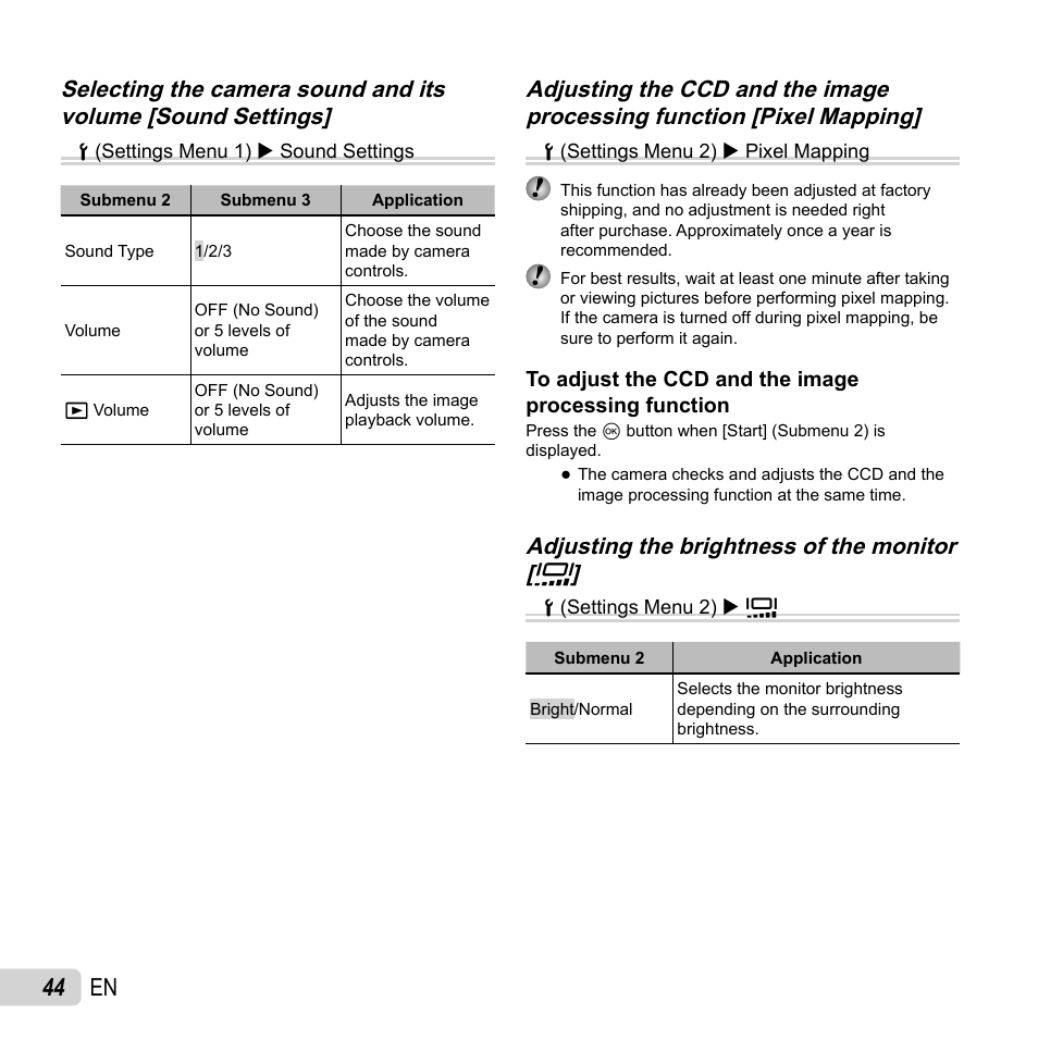 44 en | Olympus VR-350 User Manual | Page 44 / 77