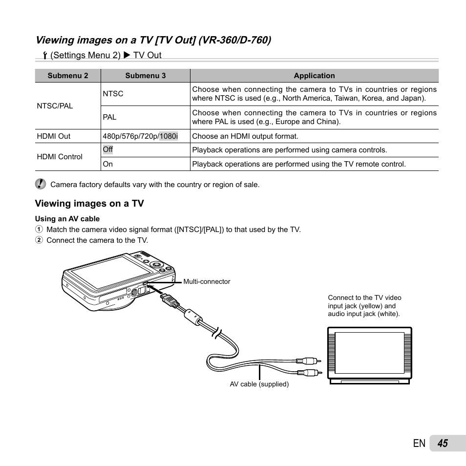 45 en | Olympus VR-350 User Manual | Page 45 / 77