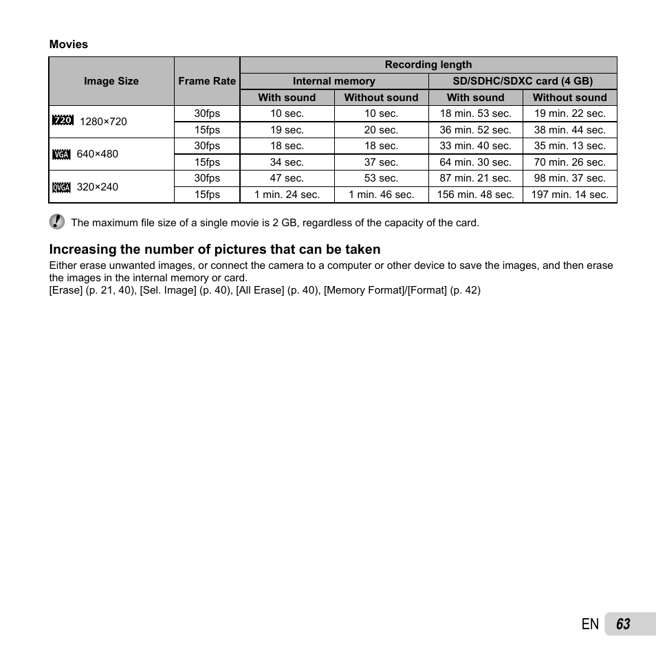 63 en | Olympus VR-350 User Manual | Page 63 / 77