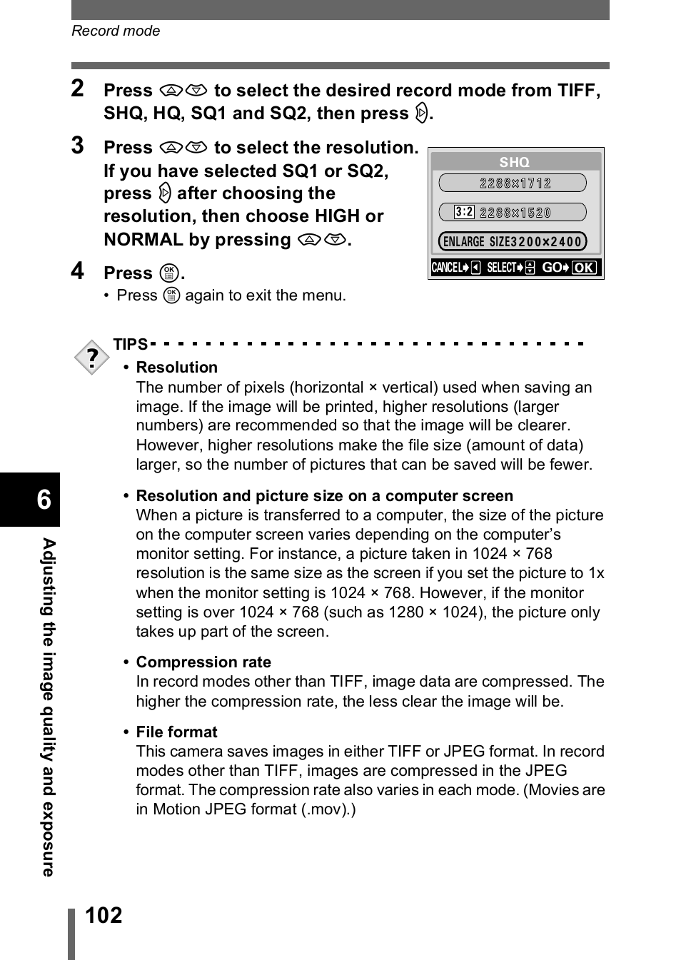 Olympus C-755 Ultra Zoom User Manual | Page 103 / 260