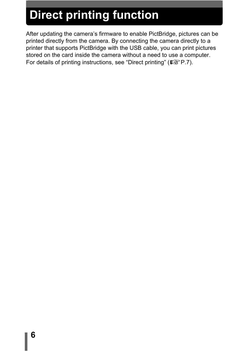 Direct printing function | Olympus C-755 Ultra Zoom User Manual | Page 244 / 260