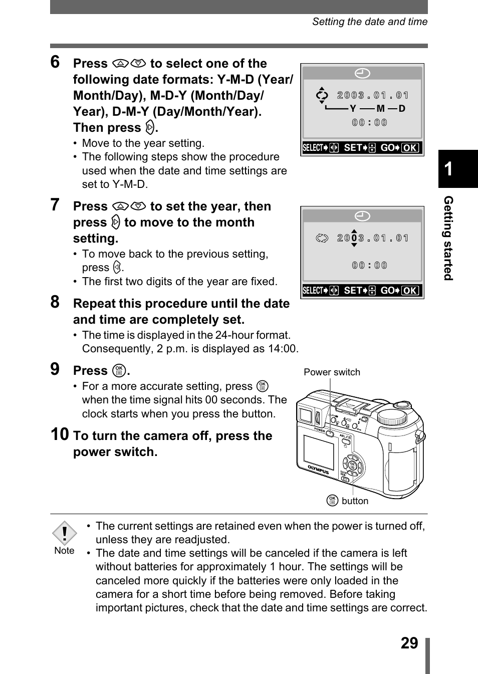 Olympus C-755 Ultra Zoom User Manual | Page 30 / 260