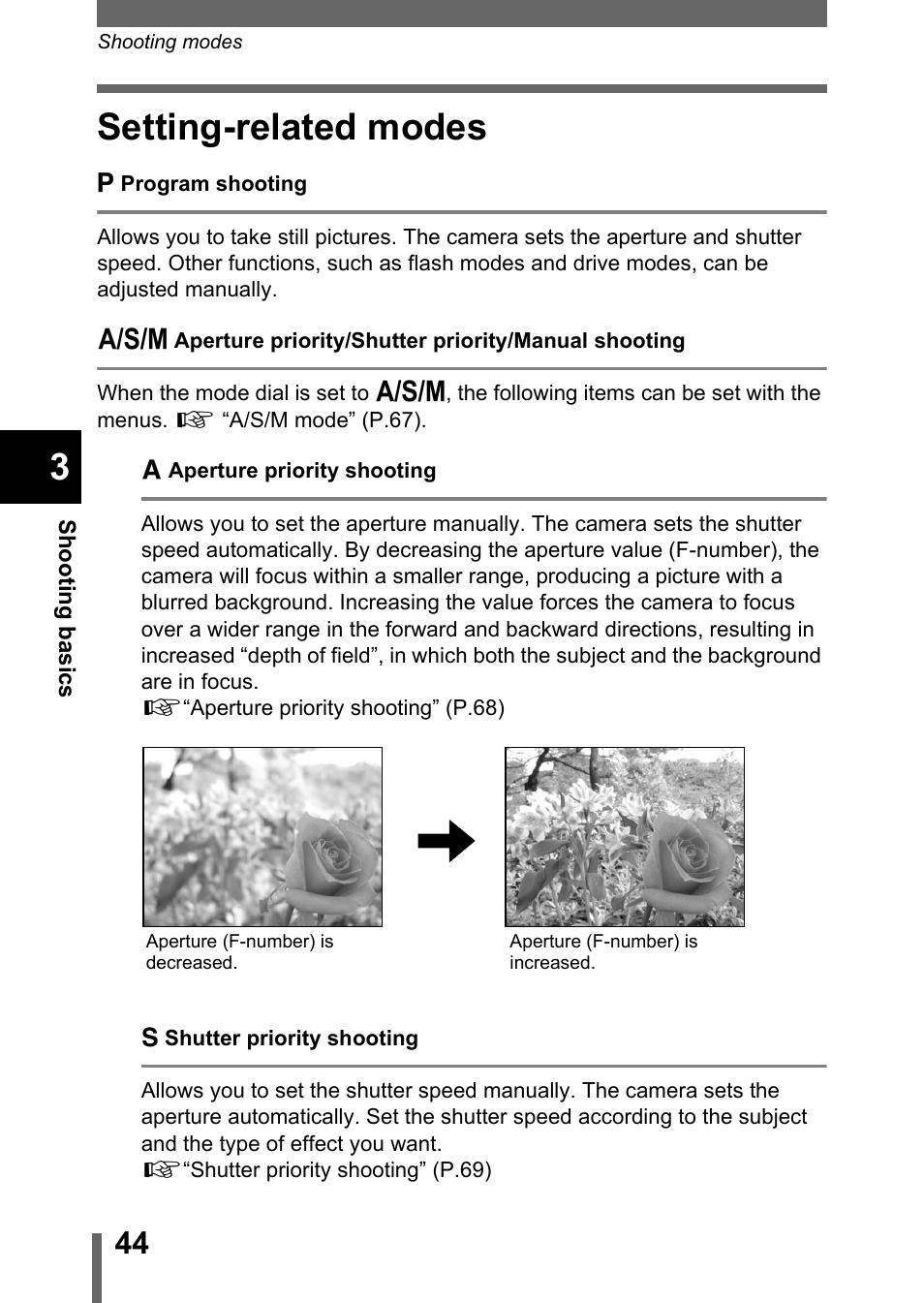 Setting-related modes | Olympus C-755 Ultra Zoom User Manual | Page 45 / 260