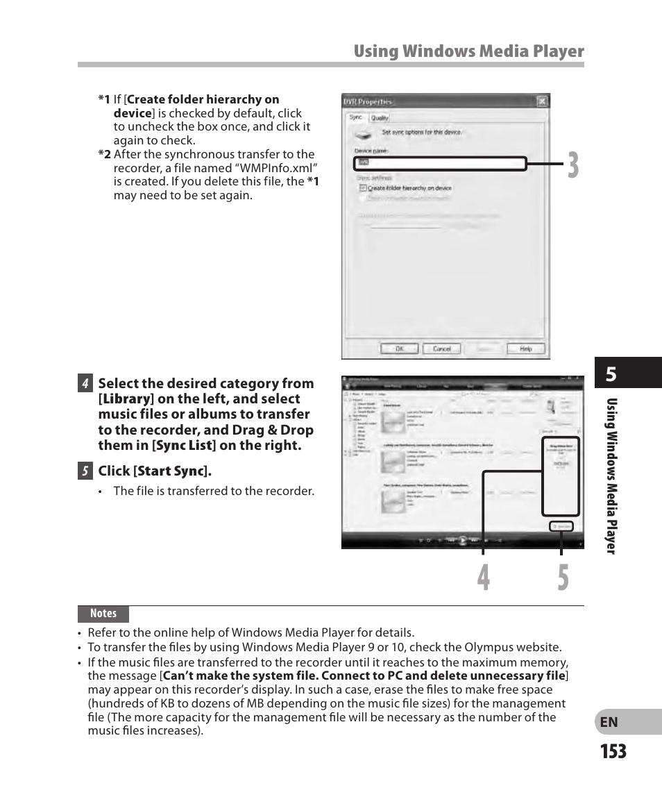 Olympus DM-2 User Manual | Page 153 / 185