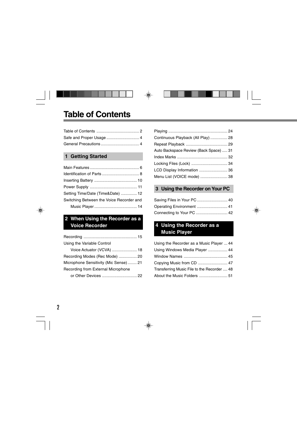 Olympus WS-320M User Manual | Page 2 / 87