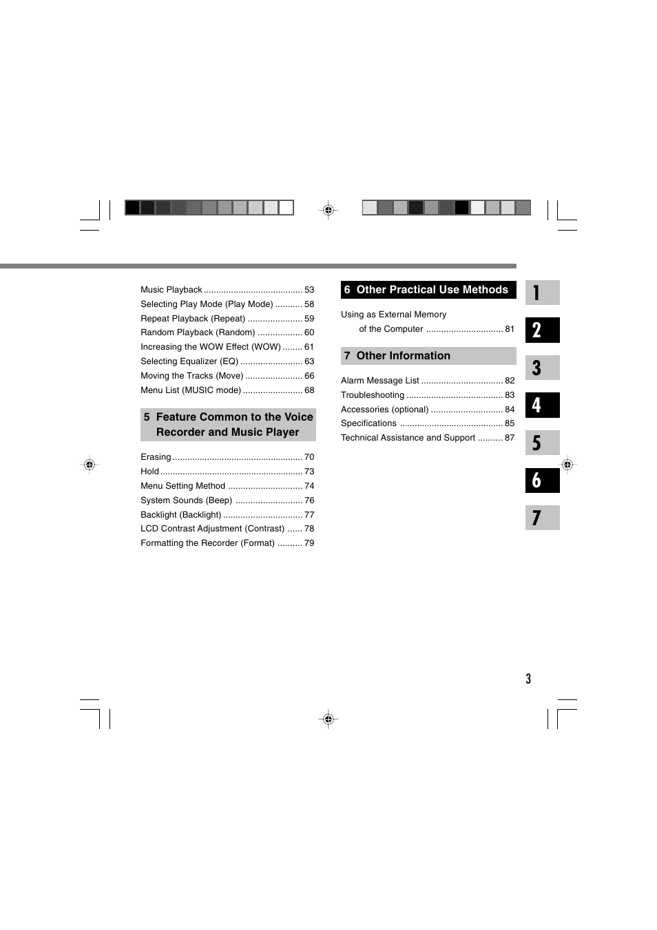 Olympus WS-320M User Manual | Page 3 / 87