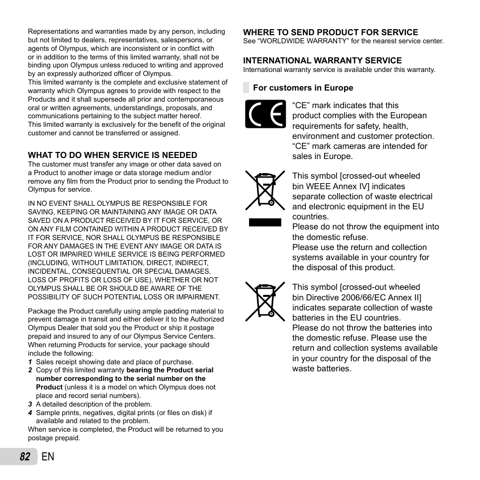 82 en | Olympus SZ-16 iHS User Manual | Page 82 / 86