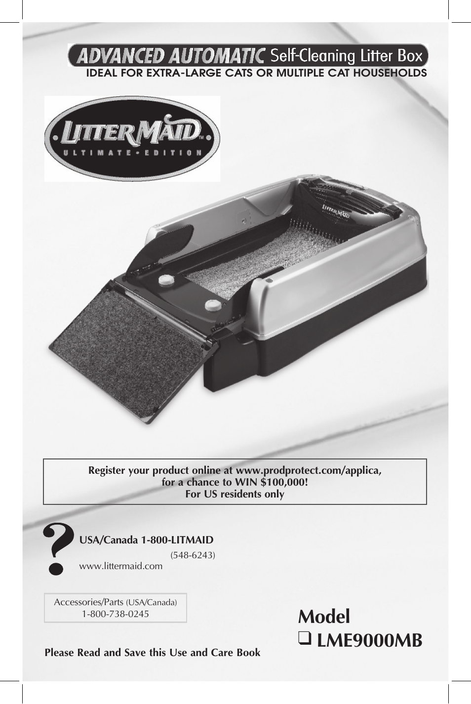 Applica LitterMaid LME9000MB User Manual | 11 pages