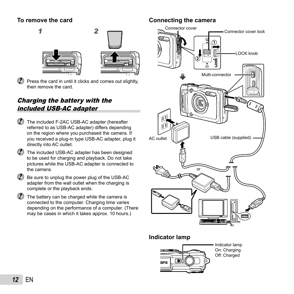 12 en | Olympus Tough TG-1 iHS User Manual | Page 12 / 89