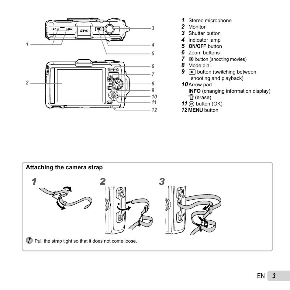 Olympus Tough TG-1 iHS User Manual | Page 3 / 89