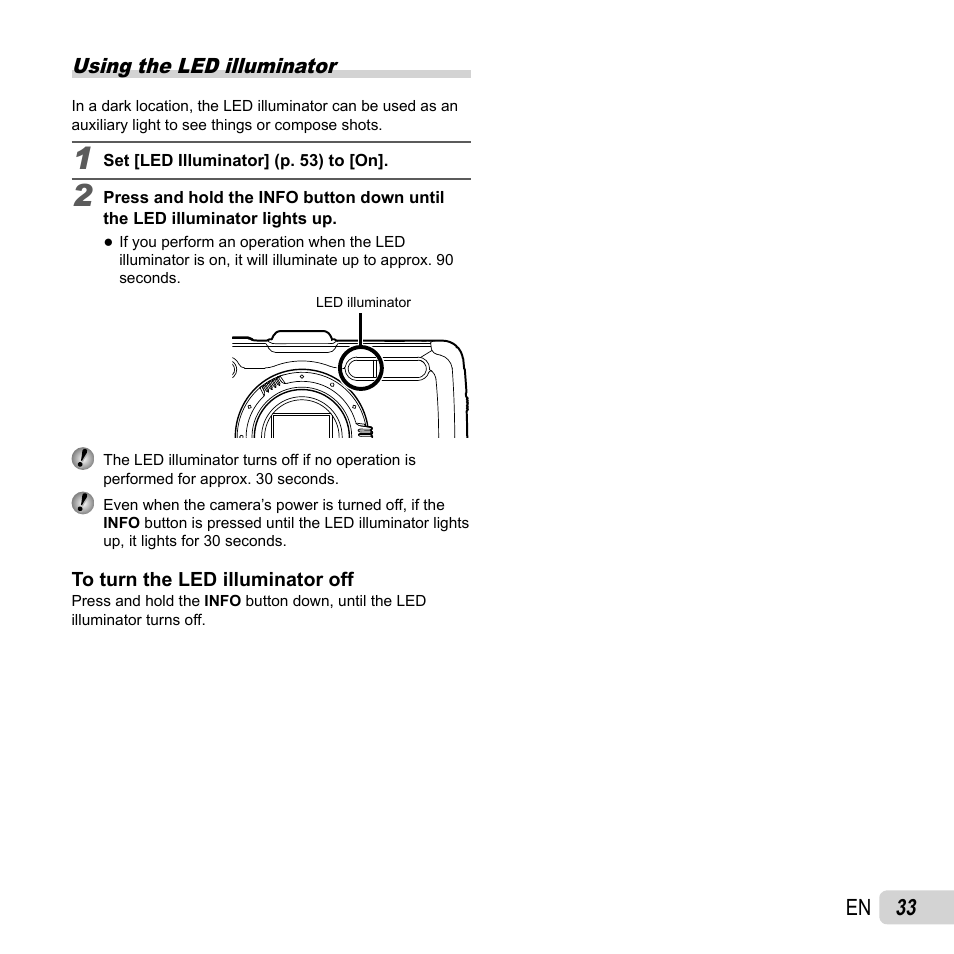 33 en | Olympus Tough TG-1 iHS User Manual | Page 33 / 89