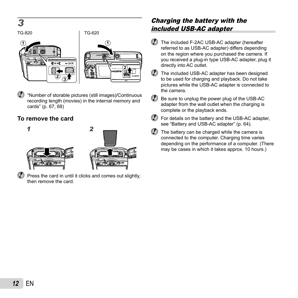 12 en | Olympus Tough TG-620 iHS User Manual | Page 12 / 83