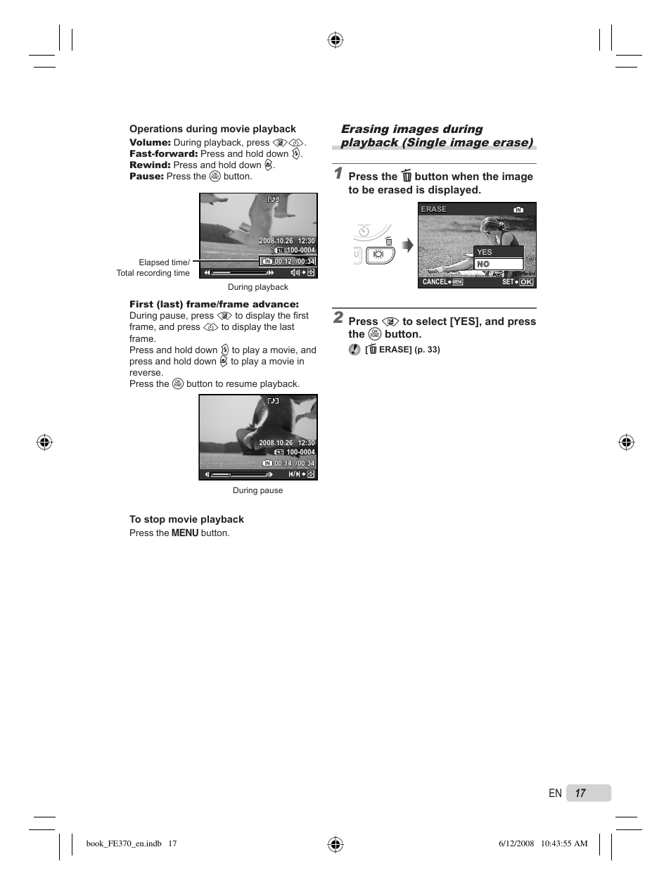 17 en | Olympus FE-370 User Manual | Page 17 / 70