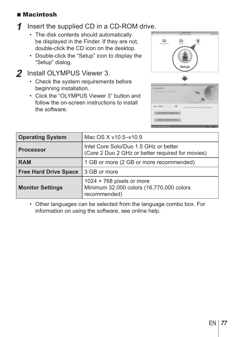 Olympus TG-850 User Manual | Page 77 / 111