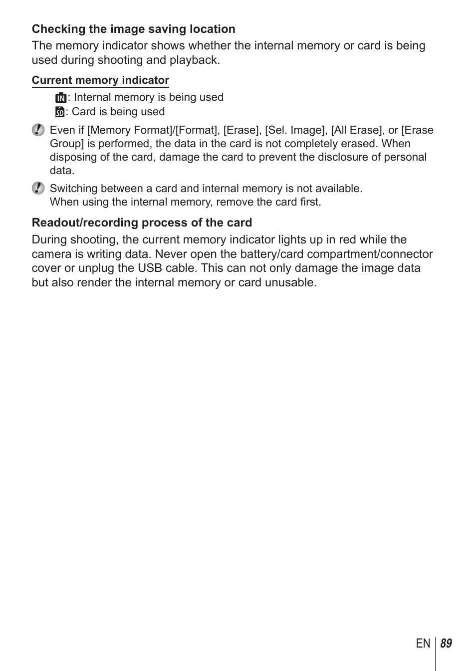 Olympus TG-850 User Manual | Page 89 / 111
