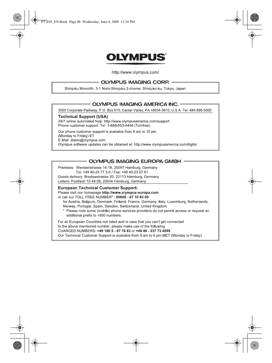 Olympus PT-E05 User Manual | Page 41 / 42