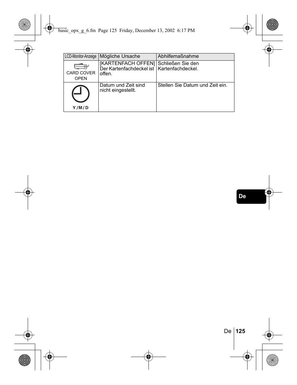 Olympus Stylus 400 Digital User Manual | Page 125 / 172