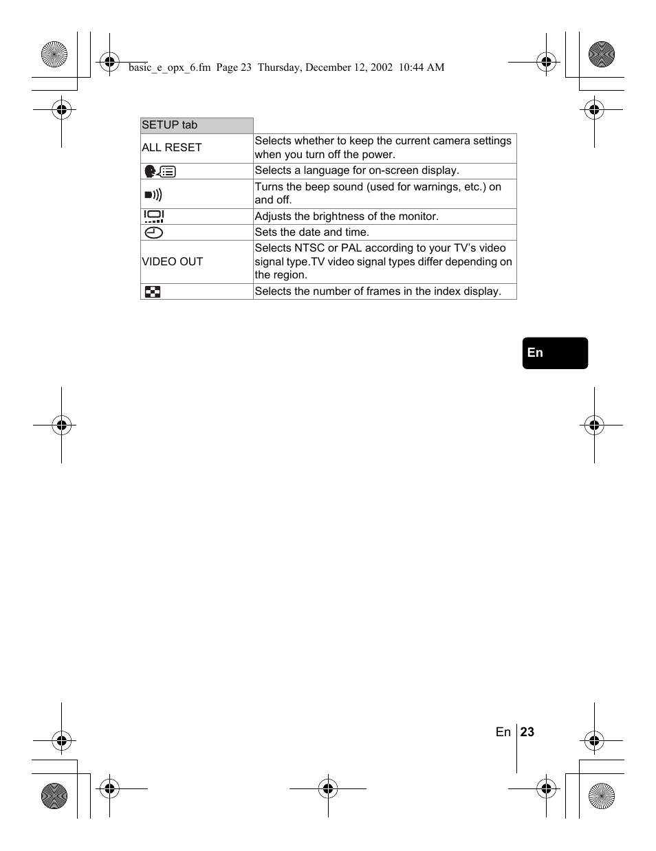 Olympus Stylus 400 Digital User Manual | Page 23 / 172