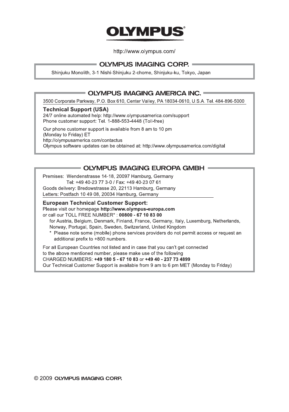 Olympus FE-4000 User Manual | Page 62 / 62