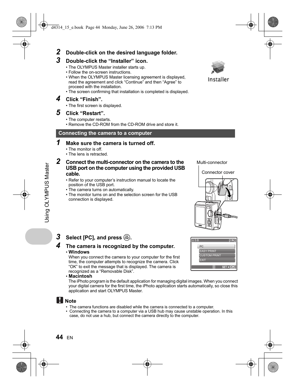 Olympus Stylus 740 User Manual | Page 44 / 80