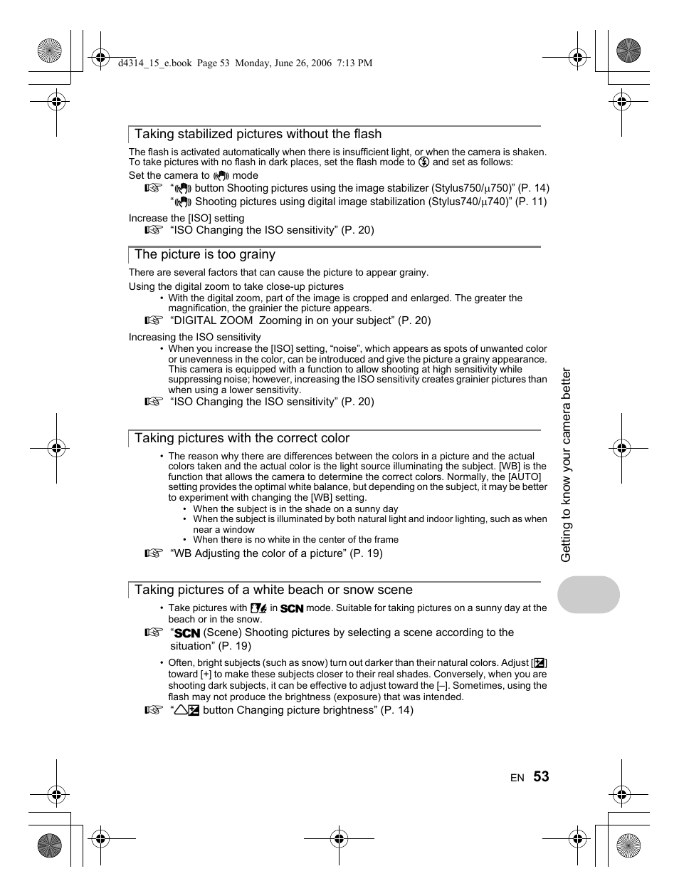 Olympus Stylus 740 User Manual | Page 53 / 80