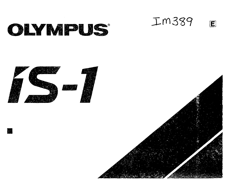 Olympus IS-1 User Manual | 76 pages