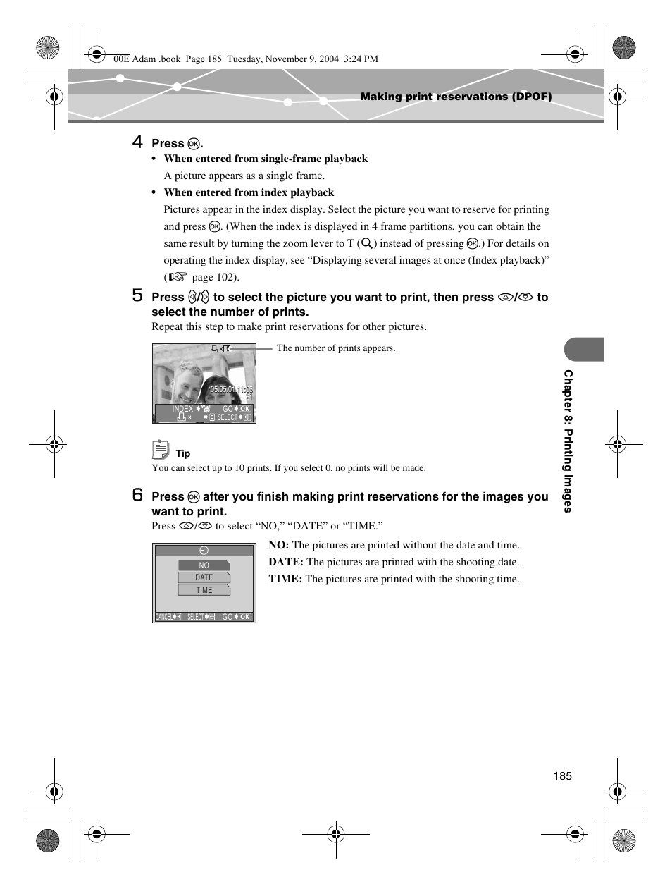 P.185 | Olympus IR-500 User Manual | Page 185 / 259