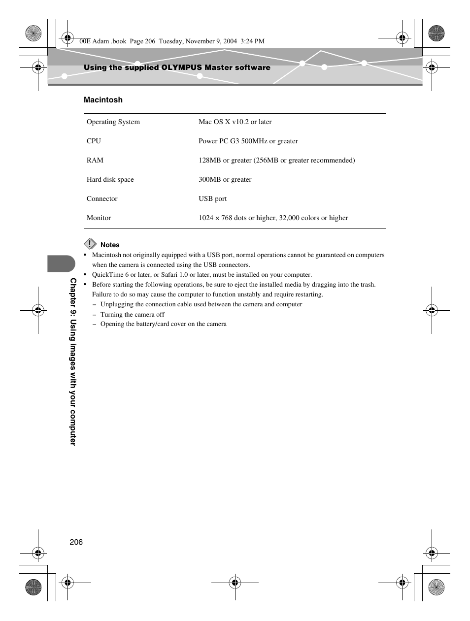 Olympus IR-500 User Manual | Page 206 / 259