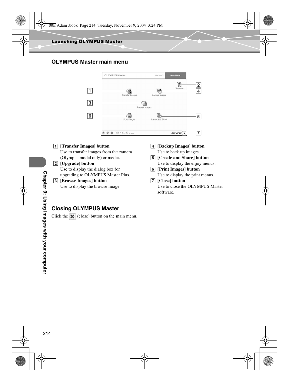 Olympus IR-500 User Manual | Page 214 / 259