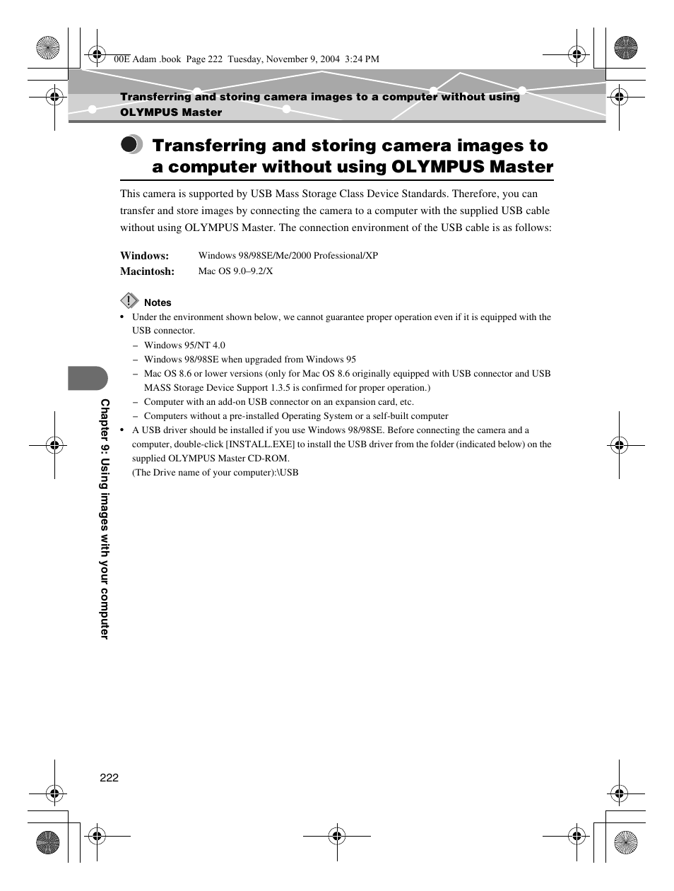 Olympus IR-500 User Manual | Page 222 / 259