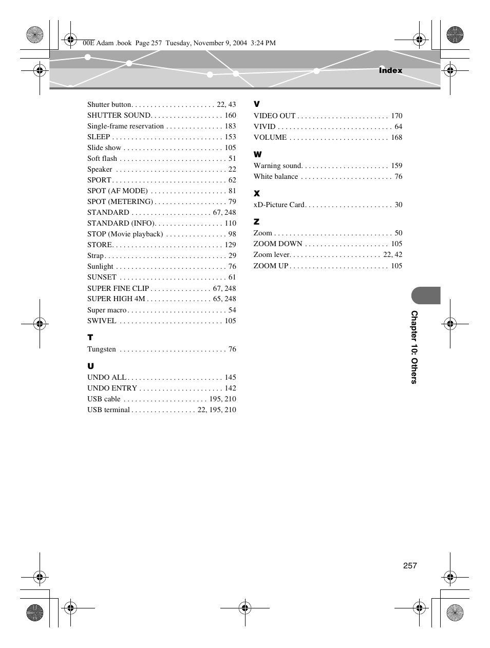 Olympus IR-500 User Manual | Page 257 / 259