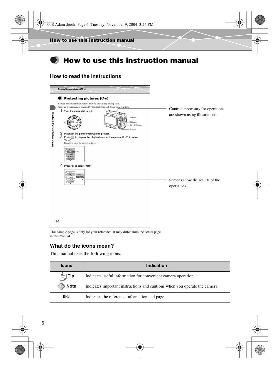 How to use this instruction manual | Olympus IR-500 User Manual | Page 6 / 259