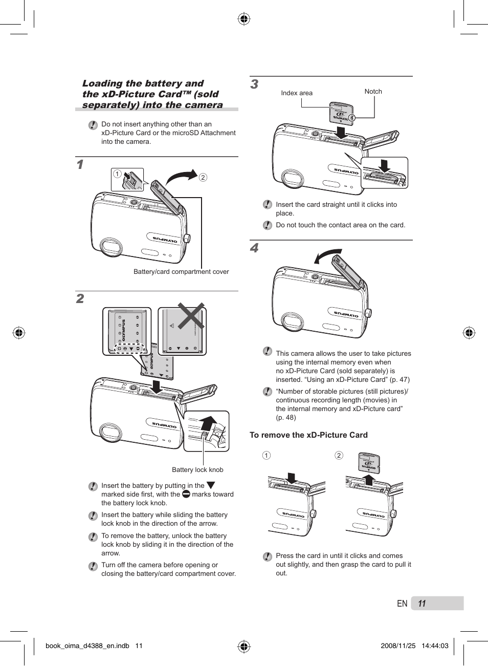 Olympus STYLUS-550WP User Manual | Page 11 / 70