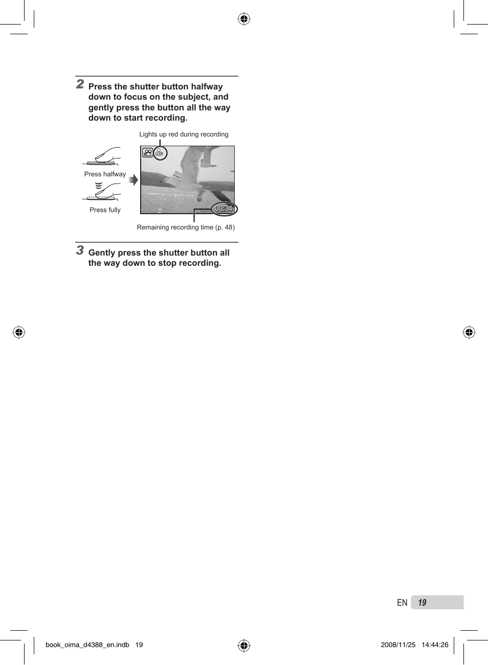 Olympus STYLUS-550WP User Manual | Page 19 / 70