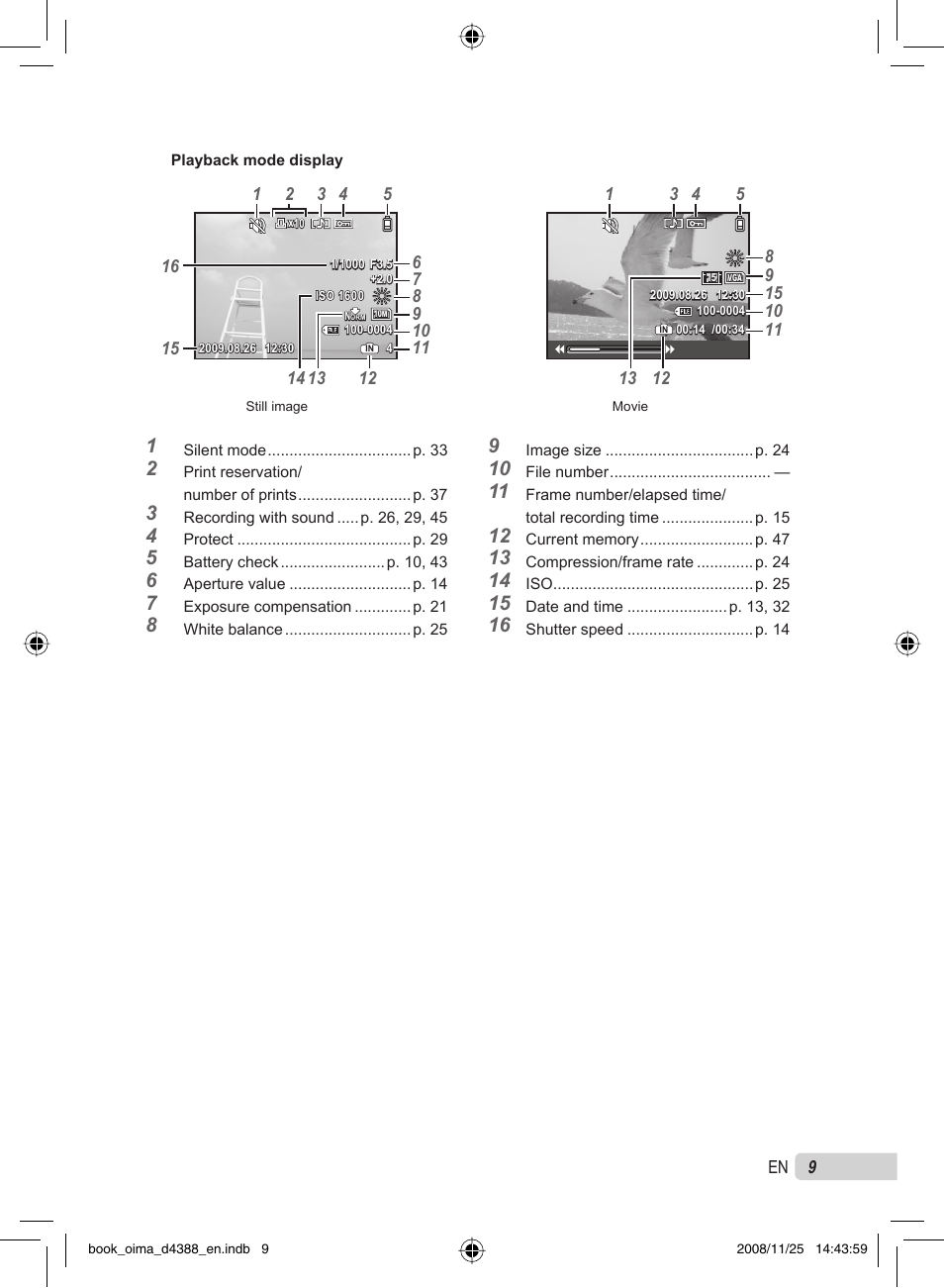 Olympus STYLUS-550WP User Manual | Page 9 / 70
